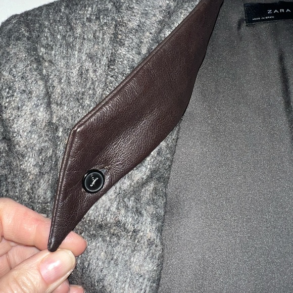 removable collar. 🫶🏻Zara tailoring and cuts. Soft finish. size up EU - Picture 3 of 5